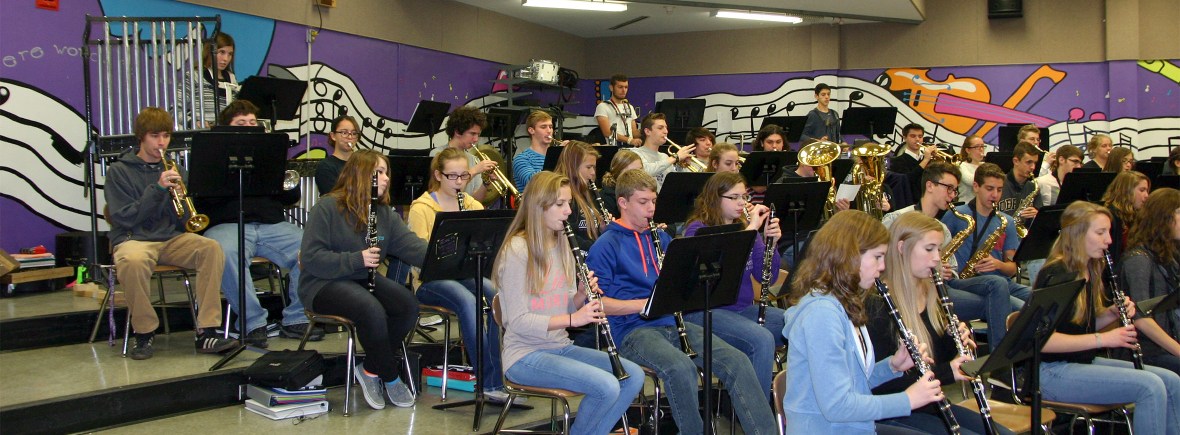 GHS band class practice