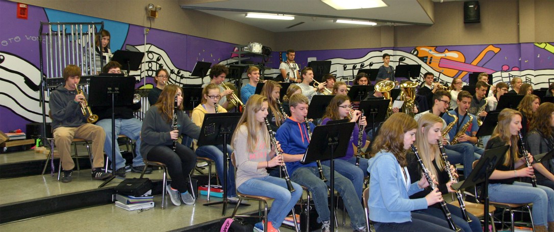 GHS band class practice